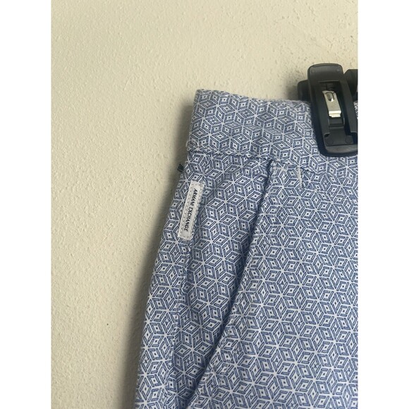 ARMANI EXCHANGE A|X Men's Chino Shorts Geometric Blue Bermuda Size 36 $100 - Picture 2 of 9